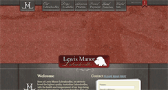 Desktop Screenshot of lewismanorlabradoodles.com